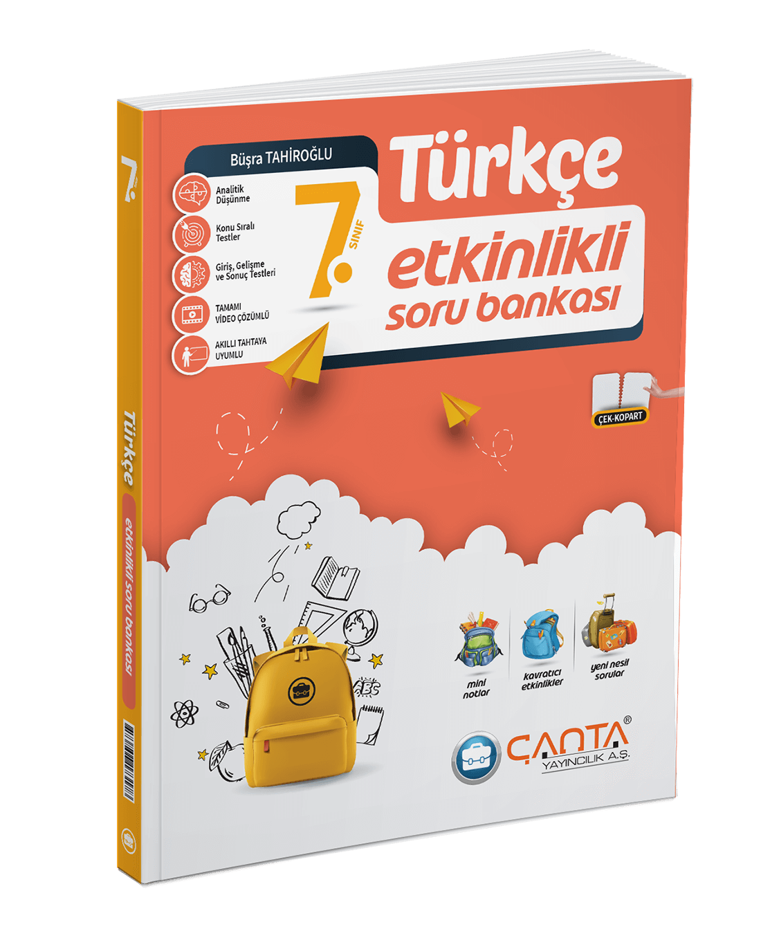 Çanta Yayınları 7. Sınıf Türkçe Etkinlikli Kazanım Soru Bankası