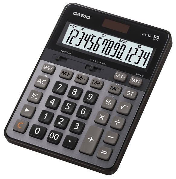 CASIO HESAP MAKİNESİ MASAÜSTÜ DS-3B 14 HANE