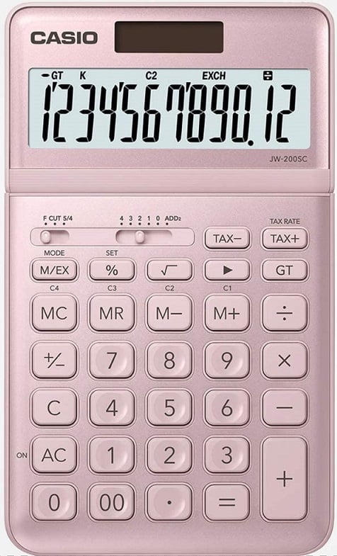 CASIO HESAP MAKİNESİ MASAÜSTÜ JW-200SC-PK