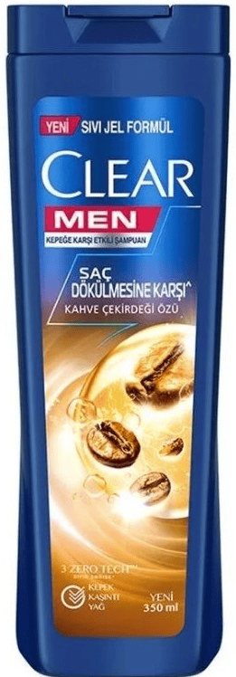 CLEAR MEN ŞAMPUAN KAHVE ÇEKİRDEĞİ ÖZÜ 350 ML