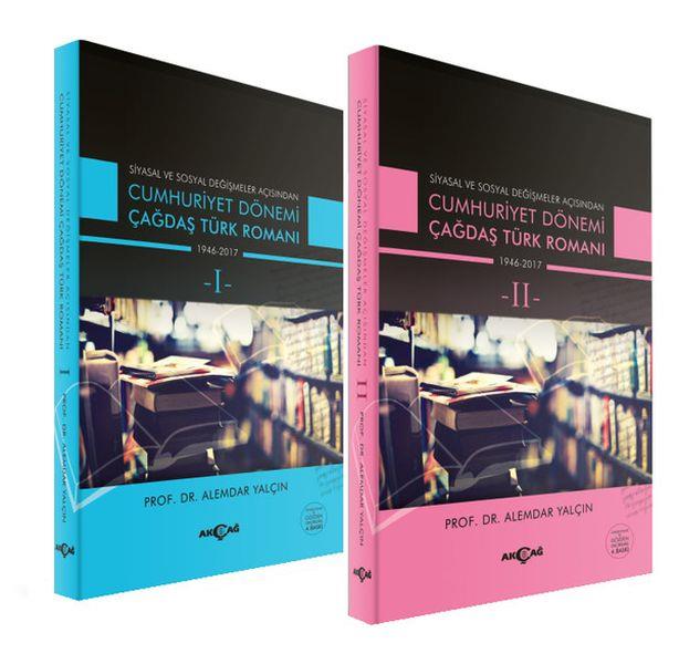 Cumhuriyet Dönemi Çağdaş Türk Romanı Seti - (2 Kitap Takım)