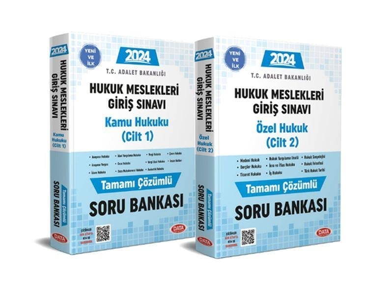 Data Hukuk Meslekleri Giriş Sınavına Hazırlık Tamamı Çözümlü Soru Bankası 1-2