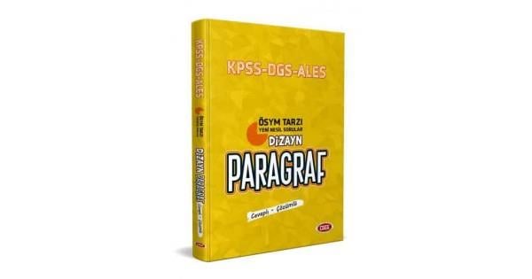 Data KPSS ALES DGS Dizayn Yeni Nesil Sorularla Paragraf Soru Bankası (Cevaplı-Çözümlü)