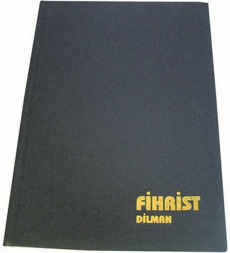 DİLMAN FİHRİST CİLTLİ SERT KAPAK 20x28 12 YP 16 BASAMAK 1010
