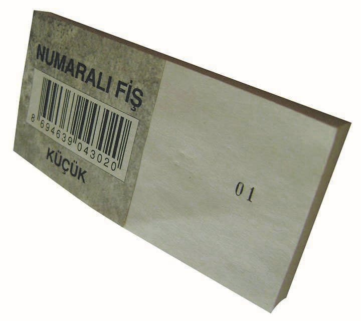 DİLMAN NUMARALI FİŞ KÜÇÜK 5x11 4302