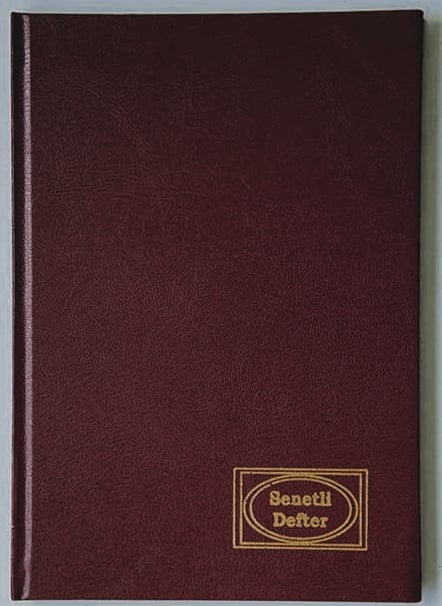 DİLMAN SENETLİ DEFTER CİLTLİ 20x27.5 160 YP 2305