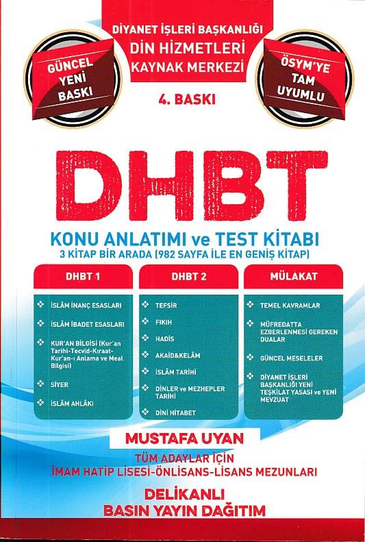 Din Hizmetleri Kaynak Merkezi Konu Anlatımı ve Test Kitabı Tüm Adaylar İçin