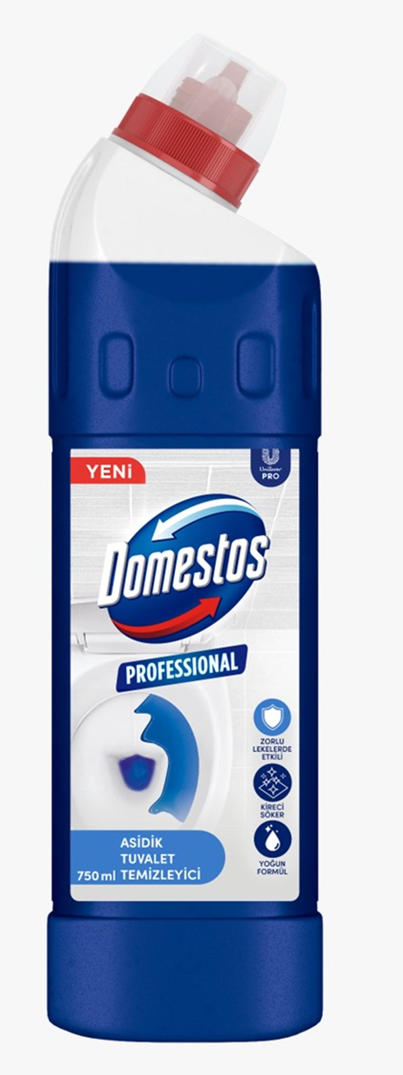 DOMESTOS PROFESSİONAL TUVALET TEMİZLEYİCİ ASİDİK 750 ML 64356488