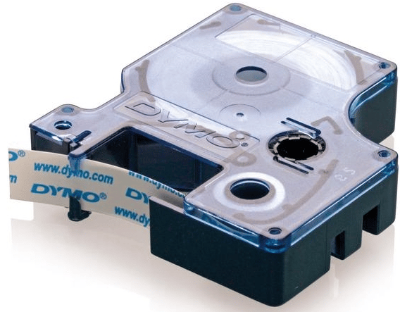 DYMO ŞERİT D1 19MM x 7MT BEYAZ/KIRMIZI 720850 45805