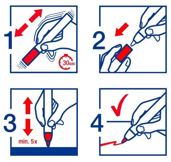 EDDING AKRİLİK MARKÖR ORTA UÇLU E-5100 5 Lİ SET BASIC