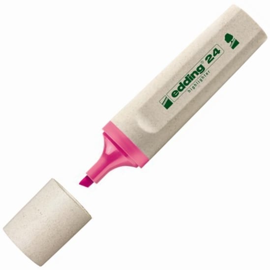 EDDING FOSFORLU KALEM ÇEVRE DOSTU ECOLINE E-24 PEMBE