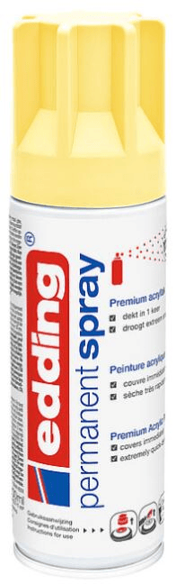 EDDING PERMANENT AKRİLİK SPREY BOYA E-5200 PASTEL YELLOW 915