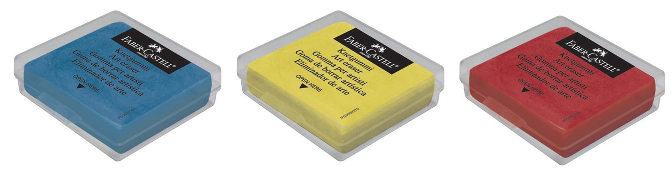 Faber-Castell Hamur Silgi – Plastik Kutusunda (Renkli)