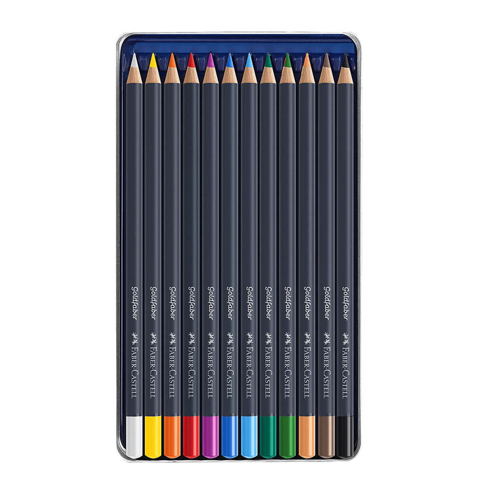 FABER GOLDFABER KURU BOYA KALEMİ 12 Lİ 114712