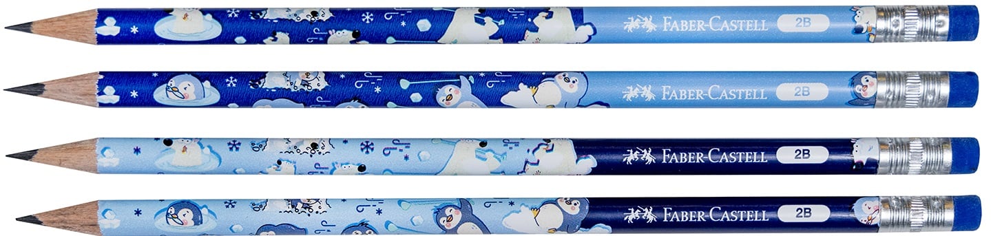 FABER KURŞUN KALEM ARCTIC FRIENDS SİLGİLİ 2B 72 Lİ 5244000083000