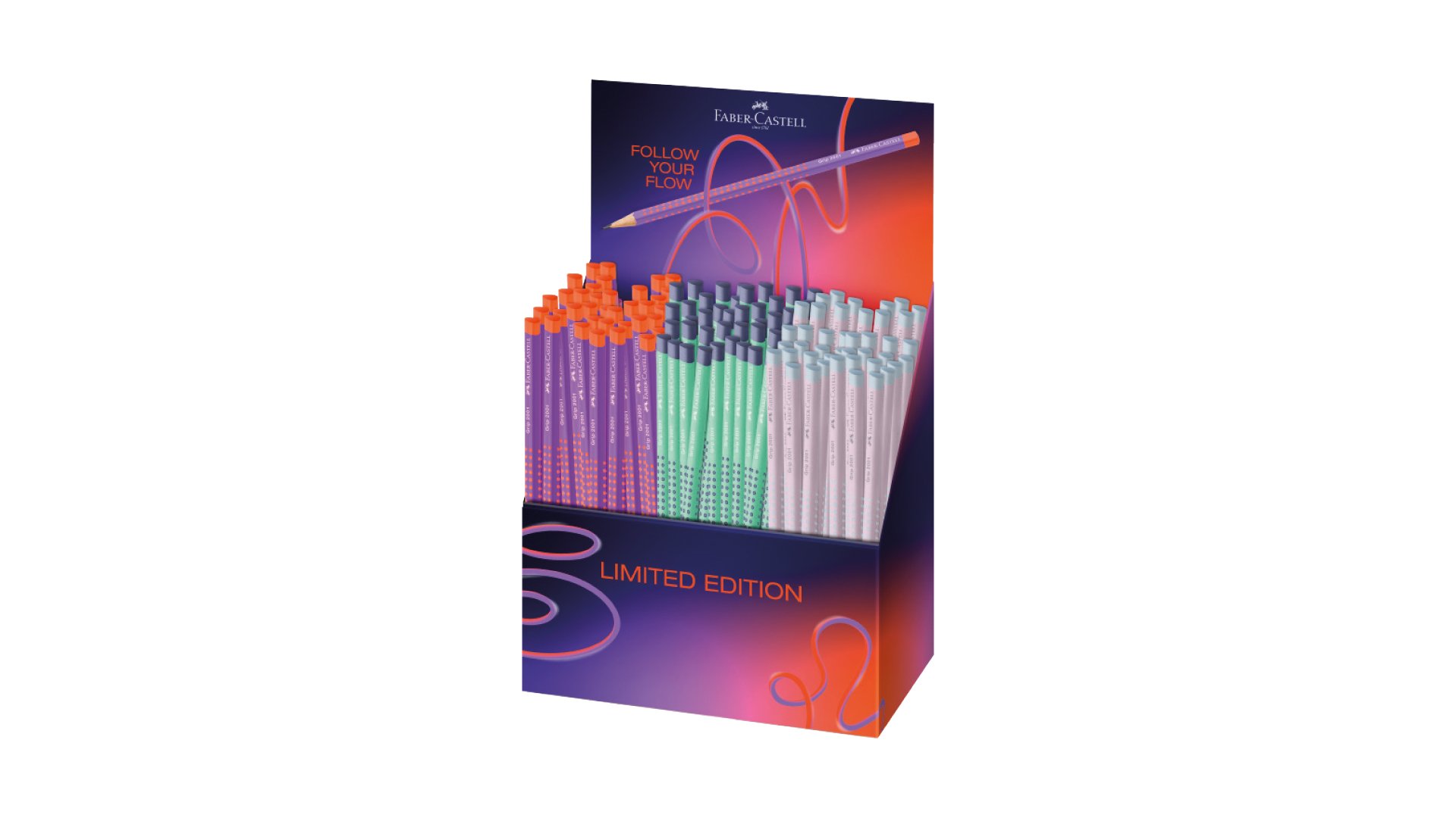 FABER KURŞUN KALEM FLOW ED. GRIP 144 LÜ 5244117008000