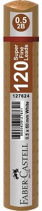 FABER MİN GRIP 0.5MM 2B 60MM 120Lİ ALTIN TÜP 127680