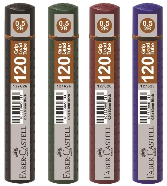 FABER MİN GRIP 0.5MM 2B 60MM 120Lİ KOYU YEŞİL 127630