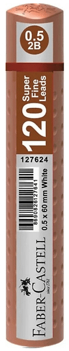 FABER MİN GRIP 0.5MM 2B 60MM 120Lİ ROSE TÜP 127682