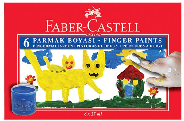 FABER PARMAK BOYASI 25 ML x 6 RENK 160402