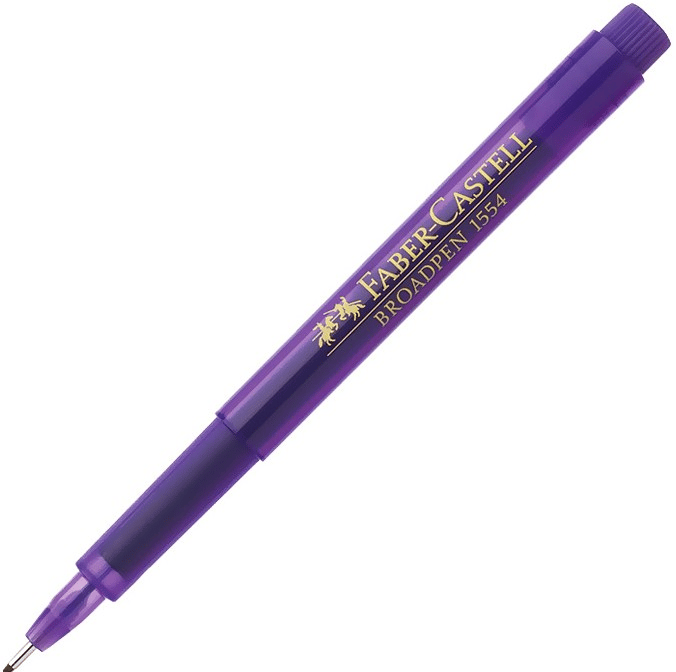 FABER YAZI KALEMİ BROADPEN MOR 155436