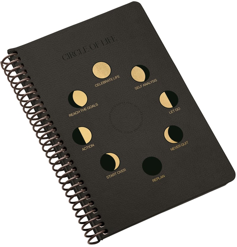 GIPTA DEFTER CIRCLE OF LIFE 17x24 SPİRALLİ DERİ KAPAK 120 YP. ÇİZGİLİ 6002