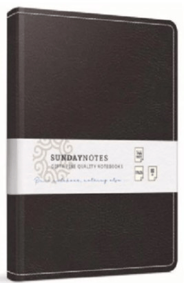 GIPTA DEFTER SUNDAY NOTES 19X26 İPLİK DİKİŞLİ DERİ KAPAKLI 140 YP. ÇİZGİLİ 4924