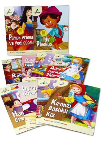 Hikayeli. Boyamalı ve Aktiviteli Dünya Masalları Serisi - 10 Kitap
