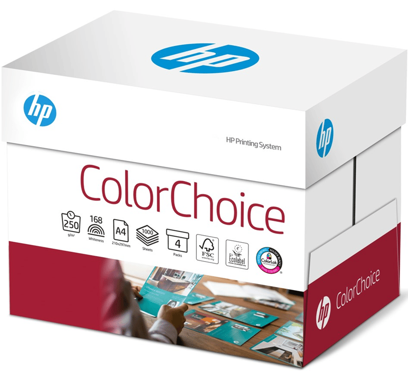 HP FOTOKOPİ KAĞIDI COLOR CHOICE A4 250g 250 Lİ