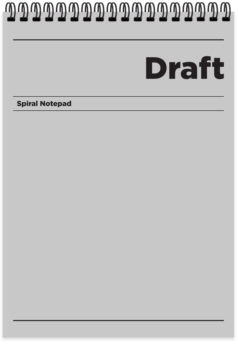 KESKİN BLOKNOT DRAFT A4 KARTON KAPAK HAFİF KAĞIT 80 YP. ÇİZGİLİ 140531