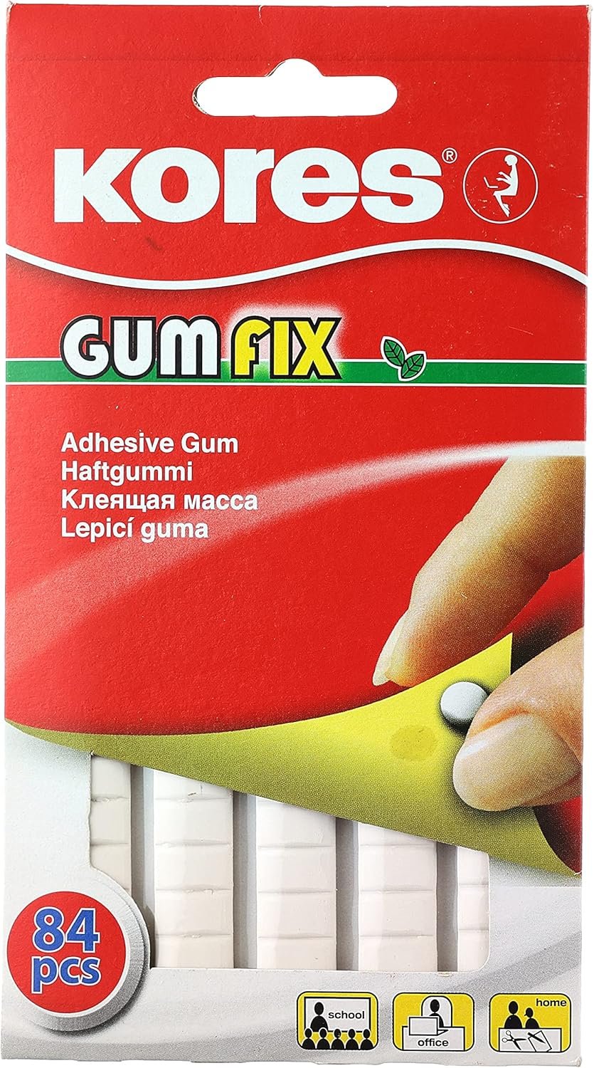 KORES YAPIŞTIRICI HAMUR TİPİ GUMFIX 50g 84 LÜ KT 31600