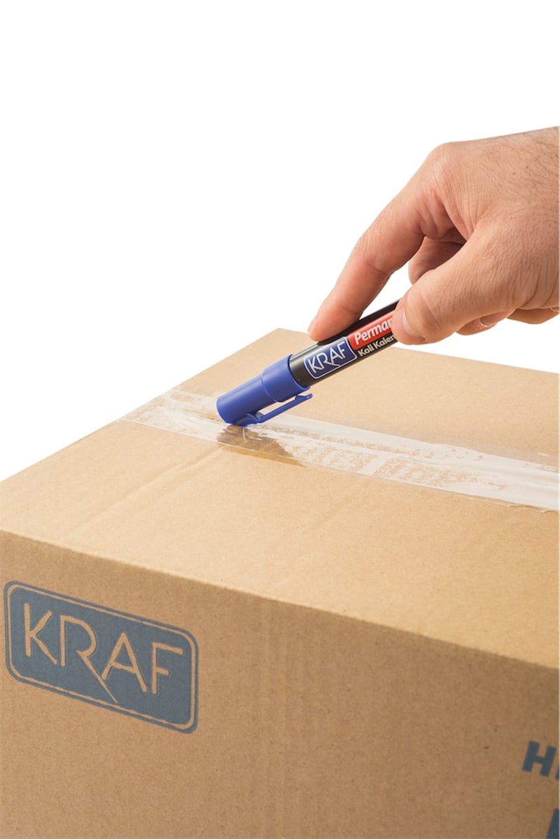 KRAF PERMANENT MARKÖR YUVARLAK UC 220 MAVİ