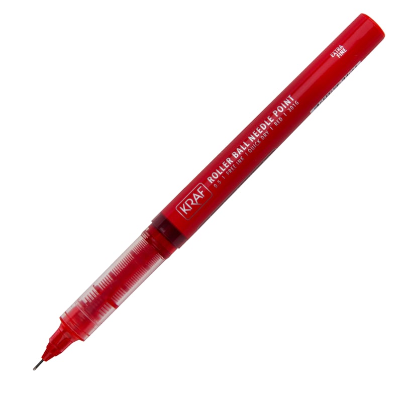KRAF ROLLER KALEM İĞNE UÇ 0.5 301G KIRMIZI