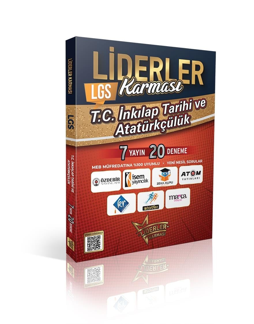 Liderler Karması LGS T.C. İnkılap Tarihi ve Atatürkçülük Denemeleri 7 Yayın 20 Deneme