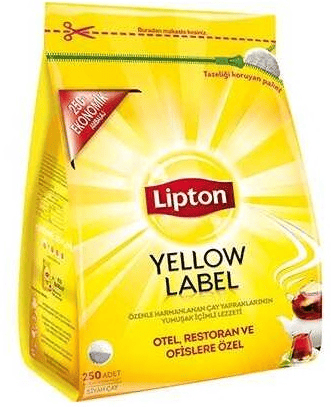 LİPTON DEMLİK POŞET ÇAY 250 Lİ YELLOW LABEL 3.2 GR 67188566-69989567