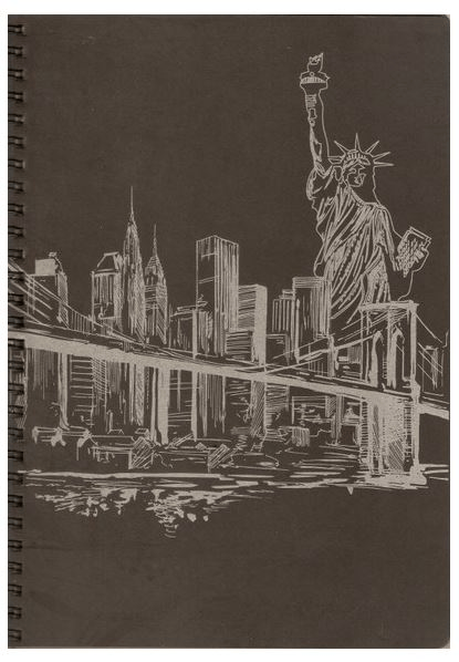LİZ DEFTER 17x24 SİYAH SPR. 120GR 40YP SYHSP17