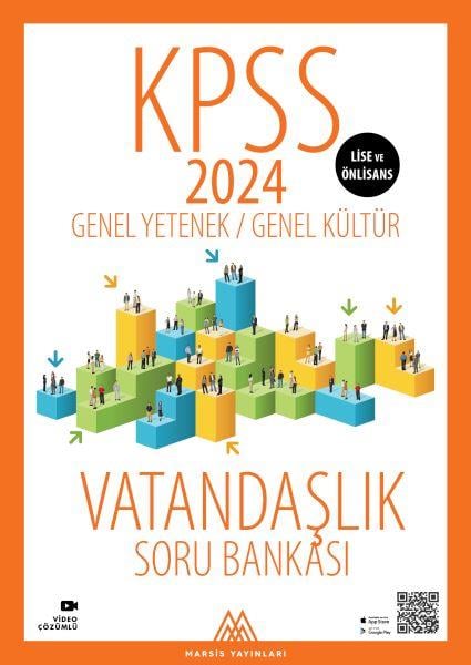 Marsis Yayınları KPSS GKGY Vatandaşlık Soru Bankası Önlisans