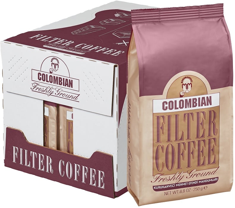 MEHMET EFENDİ FİLTRE KAHVE COLOMBIAN   250 GR
