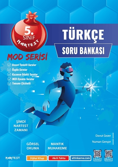 Nartest Yayınevi 5. Sınıf Mod Türkçe Soru Bankası
