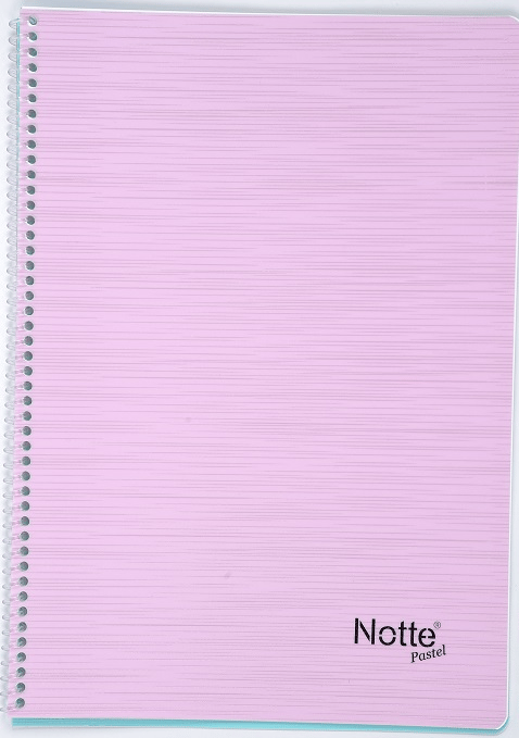 NOTTE DEFTER A4 PASTEL SPR. PP 80YP. KAR. 60-332