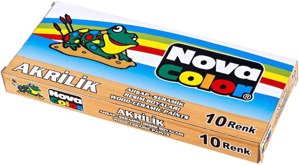 NOVA COLOR AKRİLİK BOYA TÜP 7 GR 10 LU NC-287