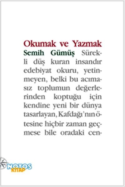Okumak ve Yazmak