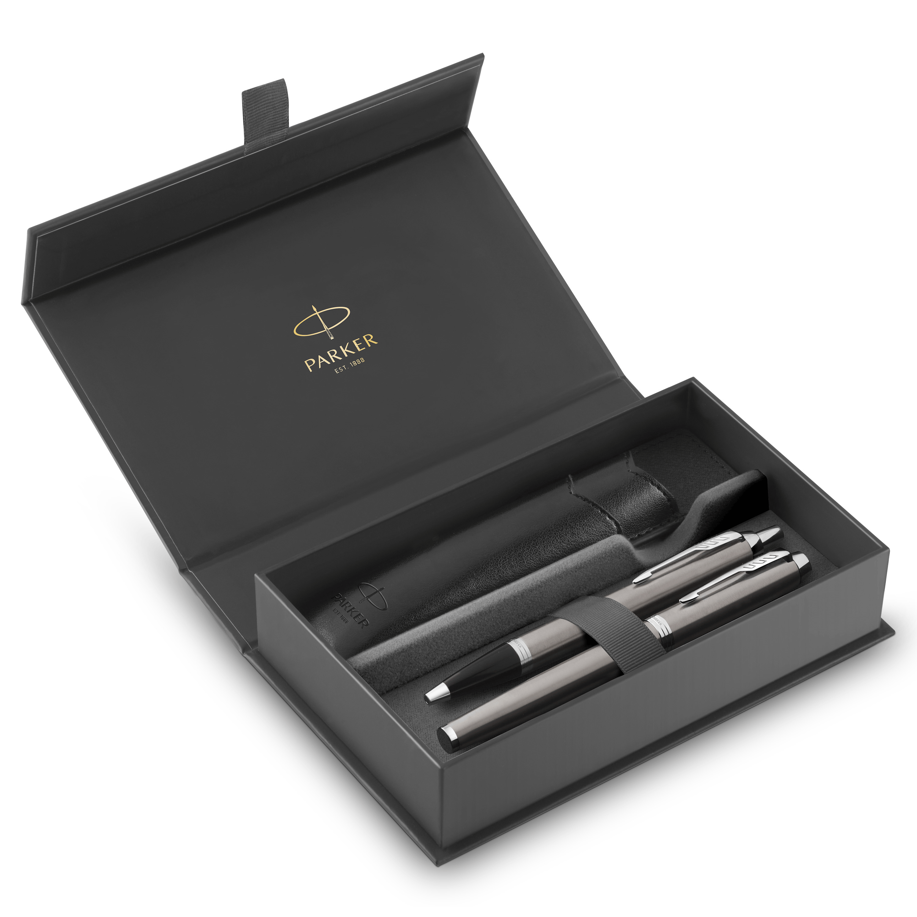 PARKER DOLMA KALEM + TÜKENMEZ KALEM KILIFLI IM SS CT DUO SET 2214458