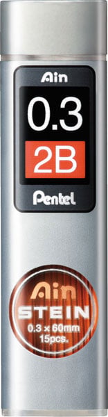 PENTEL MİN HI-POLYMER STEIN 0.3 2B 15 Lİ TÜP Y C273-2B