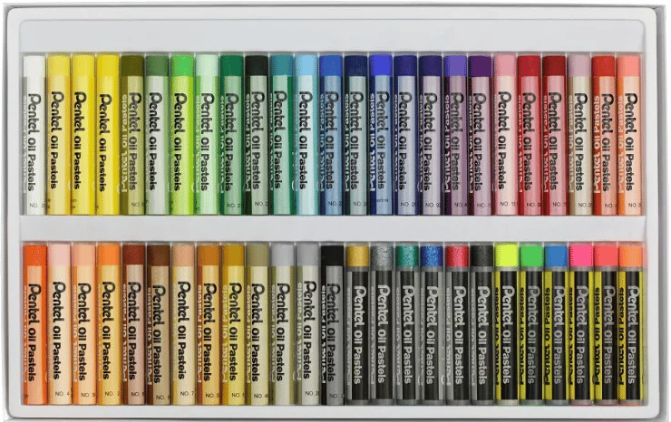 PENTEL PASTEL BOYA YAĞLI PHNMF50 50 RENK FOSFORLU-METALİK