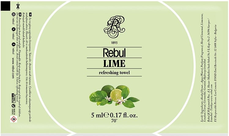 REBUL KOLONYALI MENDİL LIME  TM1107.00027