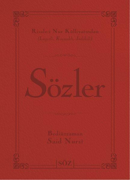 Sözler (Ciltli, Büyük Boy, 2 Renk)