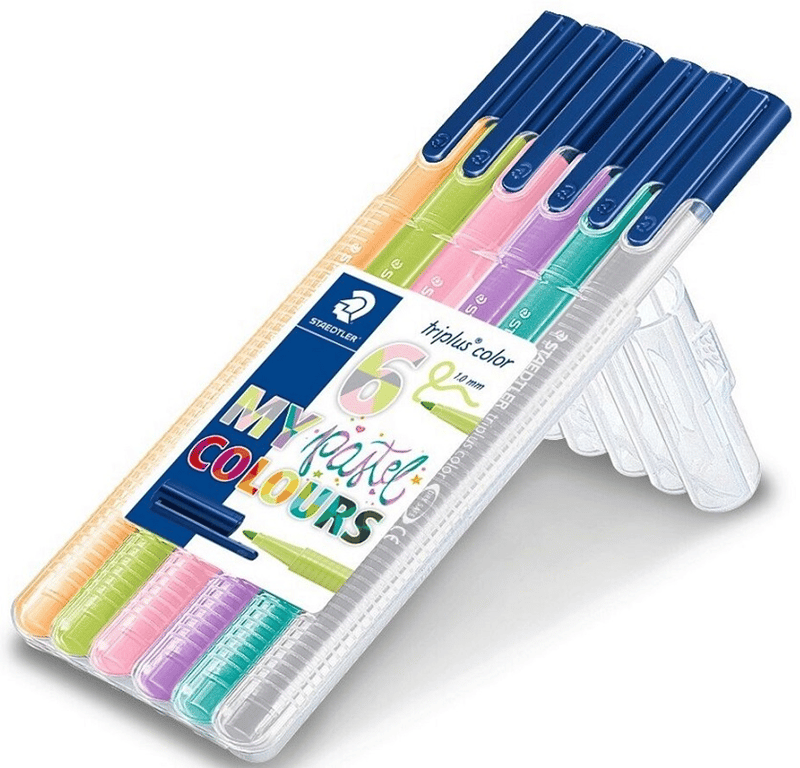 STAEDTLER KEÇELİ KALEM TRIPLUS COLOR 1.0 SET PASTEL RENKLER 6 LI 323 SB6CS01