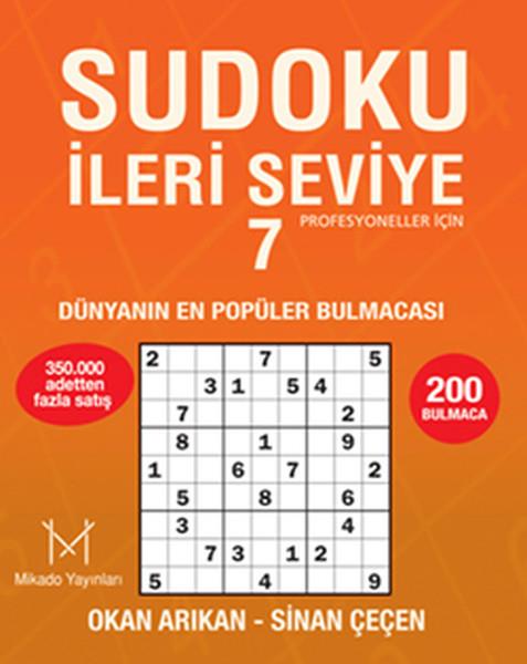 Sudoku İleri Seviye 7  Profesyoneller İçin