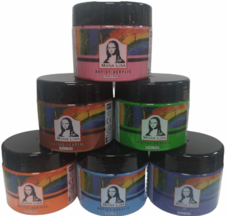 SÜDOR AKRİLİK BOYA SET MONALISA 6 LI ARA RENK 125 ML MA125-X6-2